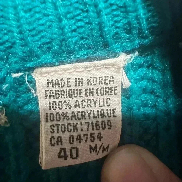 Vintage‎ Relay Men’s Knit Button Up Cardigan Size 40 - Picture 6 of 10